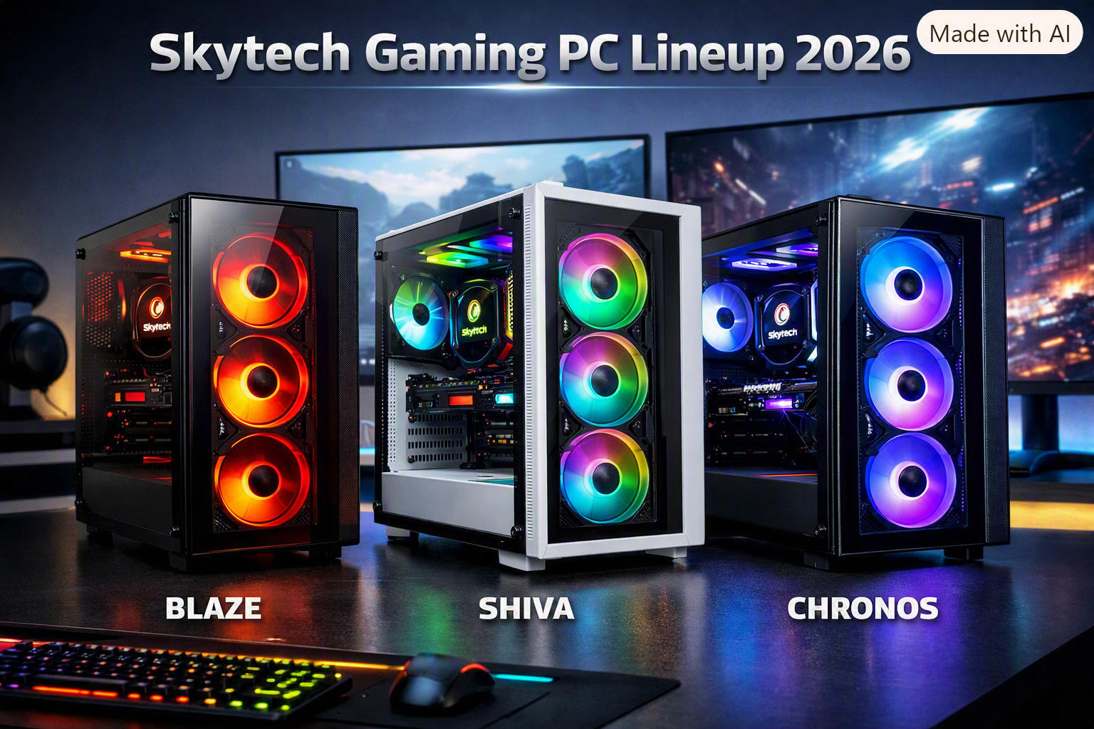 Best Skytech PCs 2026 – Blaze, Shiva, and Chronos gaming desktop